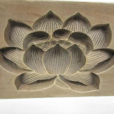 Vintage Japanese Kashigata Wood Carved Molds Boxwood