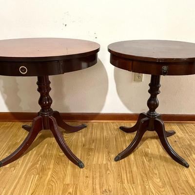 Two Pedestal Project Tables