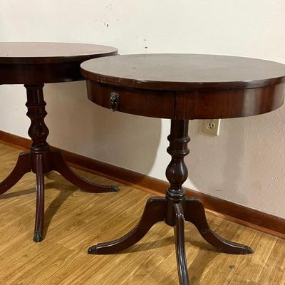 Two Pedestal Project Tables