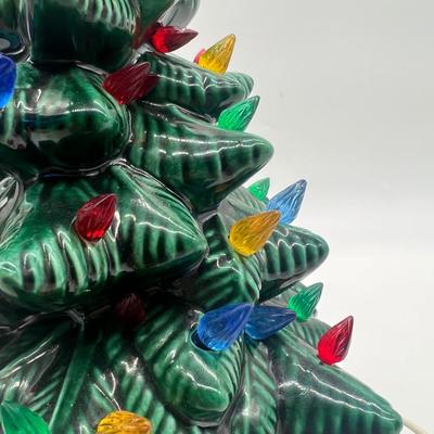 Vintage Ceramic 12 Inch Christmas Tree ~Read Details