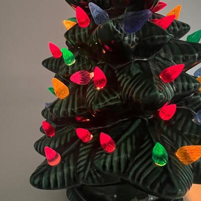 Vintage Ceramic 12 Inch Christmas Tree ~Read Details