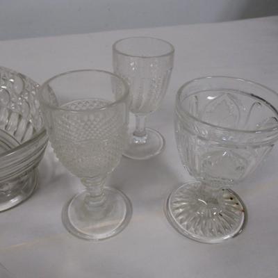 Vintage Glass Serving Items