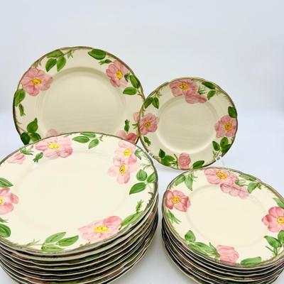 Vintage 51 Piece Franciscan Wear Desert Rose Dishes