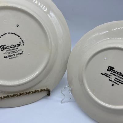 Vintage 51 Piece Franciscan Wear Desert Rose Dishes
