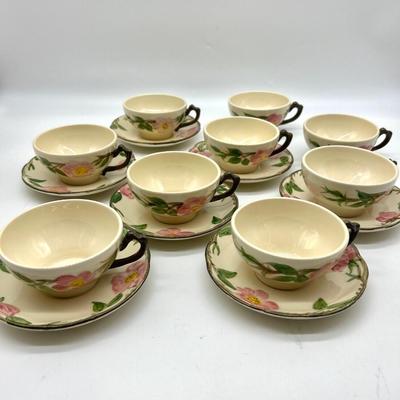 Vintage 51 Piece Franciscan Wear Desert Rose Dishes