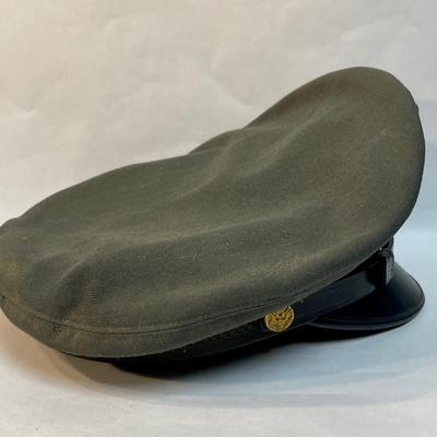 Vintage US Army Vietnam War Army Wool Peaked Uniform Cap size 7