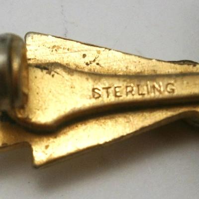WWII Era Sterling Silver Air Corps Pin