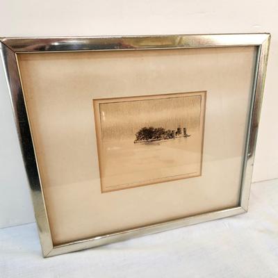 Lot #159  Original Graphite/Pencil Sketch -Signed