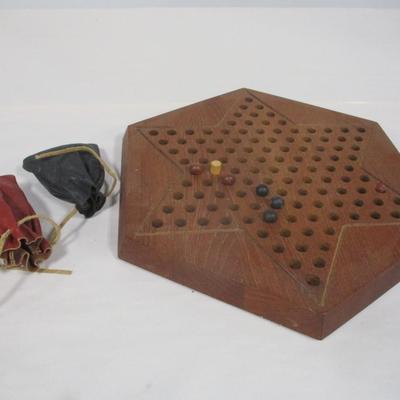 Wood Chinese Checker Board