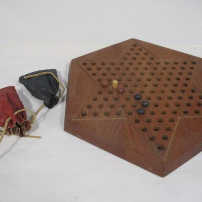 Wood Chinese Checker Board