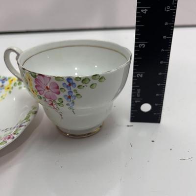 MADE IN ENGLAND BONE CHINA CUP AND SAUCER
