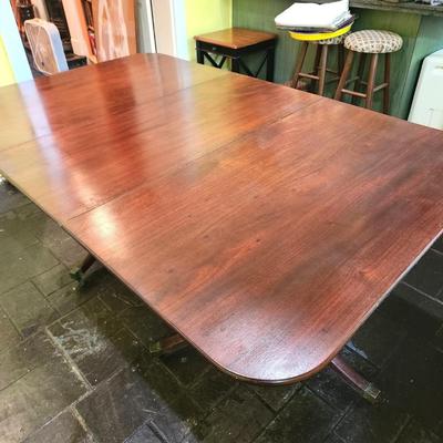 Lot #170 Antique Dining Table with one Leaf