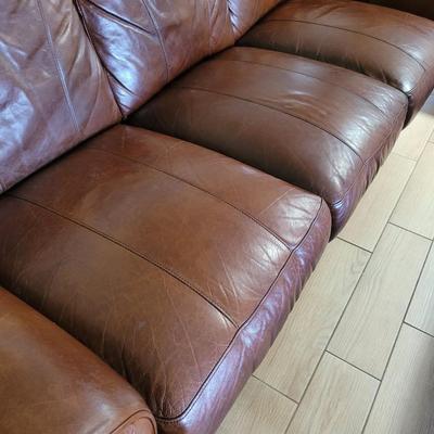 Leather sofa