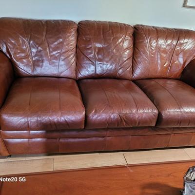 Leather sofa