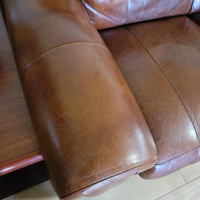 Leather sofa