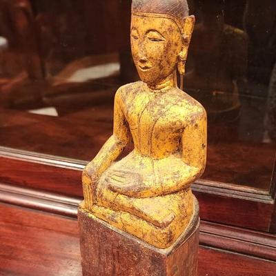 Lot #178  Antique Thai Buddha on Base