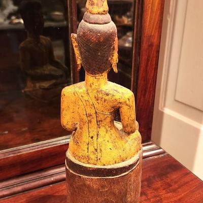 Lot #178  Antique Thai Buddha on Base