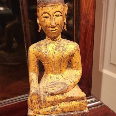 Lot #178  Antique Thai Buddha on Base