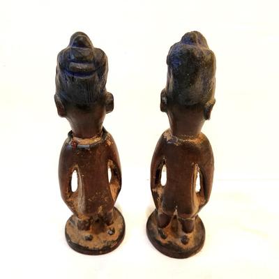 Lot #179  Pair of African Iheji Twin figures - male and female