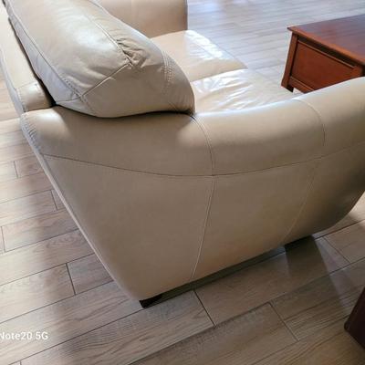 Leather Loveseat