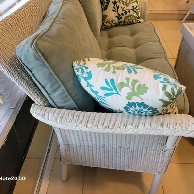 Wicker by Henry Link Settee