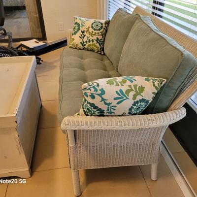 Wicker by Henry Link Settee