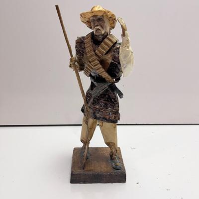 DON QUIXOTE FIGURE AND A HINGED BOX