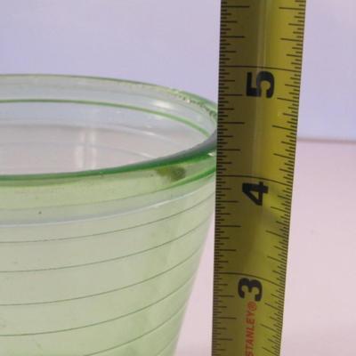 Vintage Hazel Atlas Uranium Glass 16 oz Measuring Cup- Approx 4 1/2