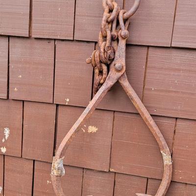 Cast Iron Ice Block Tongs