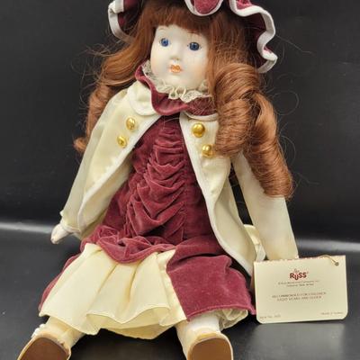 Brinn's ROSALIND Porcelain Doll No Stand