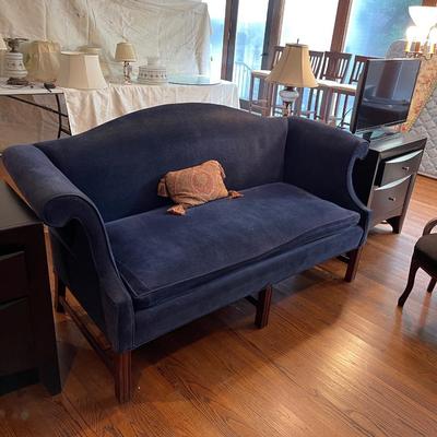 Beautiful blue sofa