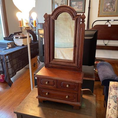 Antique Tabletop jewelry box