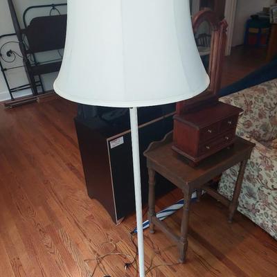 Cast iron floor lamp