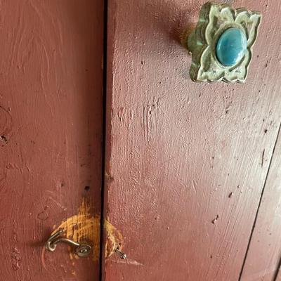 Primitive Hutch Cabinet