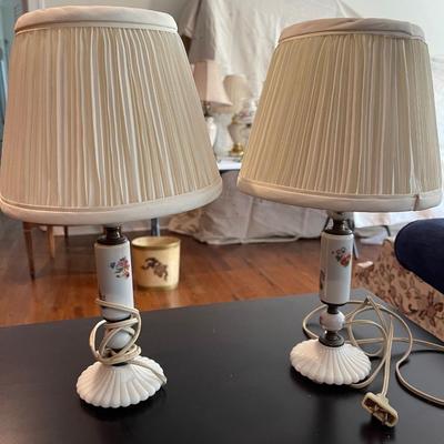 Pair of small lamps