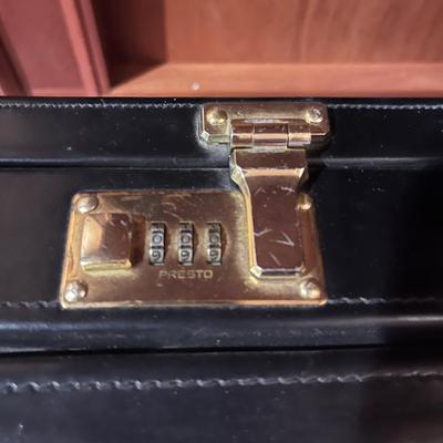 Tumi and Three More Leather Briefcases (O-MG)