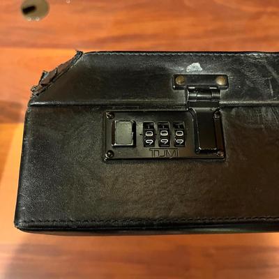 Tumi and Three More Leather Briefcases (O-MG)