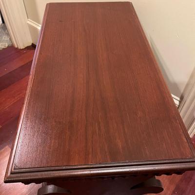 Wooden Side Table/Magazine Rack (O-MG)