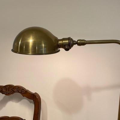 Versatile Brass Lamp, Carved Chair & Small Stool (BR-SS)
