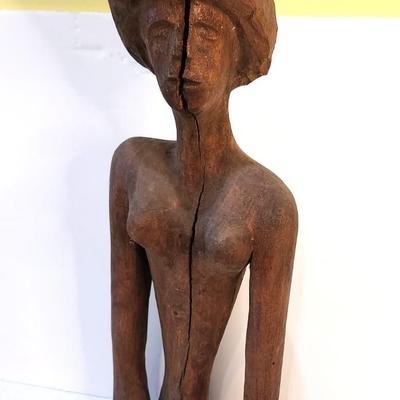 Lot #182  African Carved Tribal Piece, Unidentified