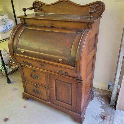 Captains Rolltop Desk (G-DW)