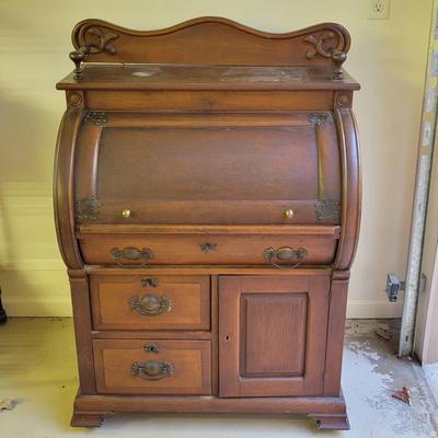 Captains Rolltop Desk (G-DW)