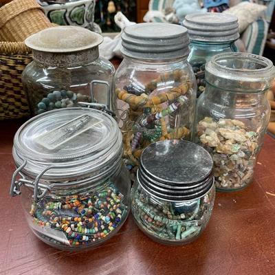 Jars of Beads and Things