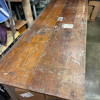 8 Foot Farm Table Work Table NOT Dining Height