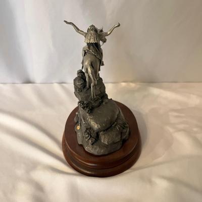 J.J. Barnum Appeal To The Great Spirit & Don Polland Counting Coup Sculptures (O-MG)