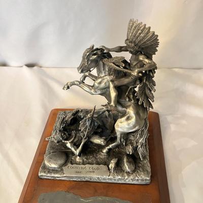 J.J. Barnum Appeal To The Great Spirit & Don Polland Counting Coup Sculptures (O-MG)
