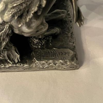 J.J. Barnum Appeal To The Great Spirit & Don Polland Counting Coup Sculptures (O-MG)