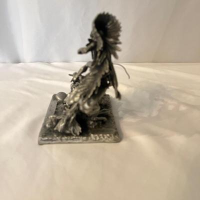 J.J. Barnum Appeal To The Great Spirit & Don Polland Counting Coup Sculptures (O-MG)