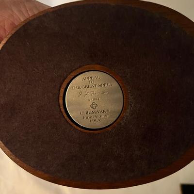 J.J. Barnum Appeal To The Great Spirit & Don Polland Counting Coup Sculptures (O-MG)