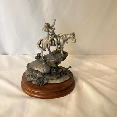J.J. Barnum Appeal To The Great Spirit & Don Polland Counting Coup Sculptures (O-MG)